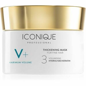 ICONIQUE Professional V+ Maximum volume Thickening mask intenzív pakolás a vékony szálú haj dússágáért 200 ml kép