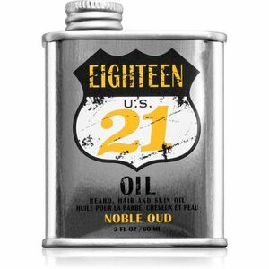 18.21 Man Made Noble Oud Oil tápláló olaj hajra az arcra és a szakállra 60 ml kép