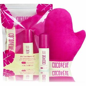 Coco & Eve Sunny Honey Ultimate Glow Travel Kit önbarnító hab kesztyűvel Medium 60 ml kép