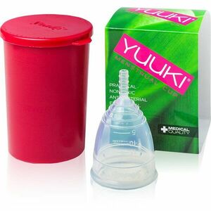 Yuuki Classic 1 + cup menstruációs kehely méret small (⌀ 41 mm, 14 ml) 1 db kép