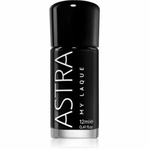 Astra Make-up My Laque 5 Free hosszantartó körömlakk árnyalat 45 Super Black 12 ml kép