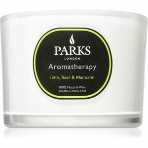 Parks London Aromatherapy Lime, Basil & Mandarin illatgyertya 80 g kép