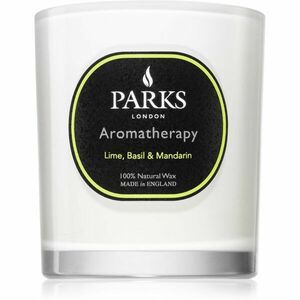 Parks London Aromatherapy Lime, Basil & Mandarin illatgyertya 220 g kép