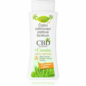 Bione Cosmetics Cannabis CBD arctisztító és sminkeltávolító tonik CBD-vel 255 ml kép
