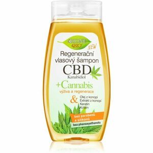 Bione Cosmetics Cannabis CBD regeneráló sampon CBD-vel 260 ml kép