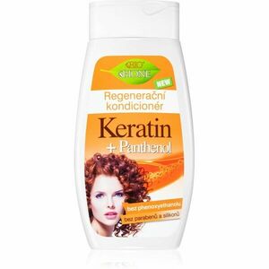 Bione Cosmetics Keratin + Panthenol regeneráló kondicionáló hajra 250 ml kép