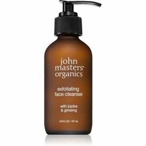 John Masters Organics Jojoba & Ginseng Exfoliating Face Cleanser hámlasztó tisztító gél 107 ml kép