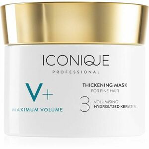 ICONIQUE Professional V+ Maximum volume Thickening mask intenzív pakolás a vékony szálú haj dússágáért 100 ml kép
