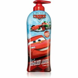 Disney Cars buborékos fürdő és tisztító gél 2 az 1-ben gyermekeknek 1000 ml kép