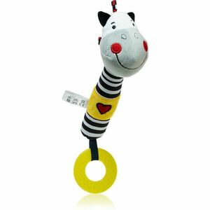 BabyOno Squeaky Toy with Teether sípoló játék rágókával Zebra Zack 1 db kép