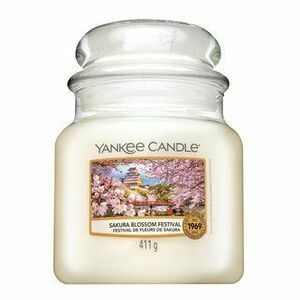 Yankee Candle Sakura Blossom Festival illatos gyertya 411 g kép