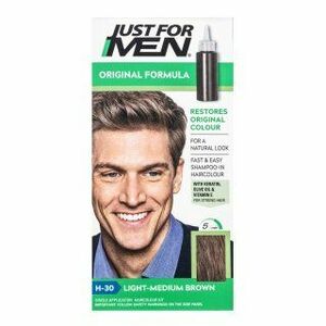 Just For Men Shampoo-in Haircolour színező sampon férfiaknak H30 Light Medium Brown 66 ml kép
