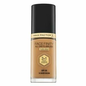 Max Factor Facefinity All Day Flawless Flexi-Hold 3in1 Primer Concealer Foundation SPF20 76 folyékony make-up 3 az 1-ben 30 ml kép