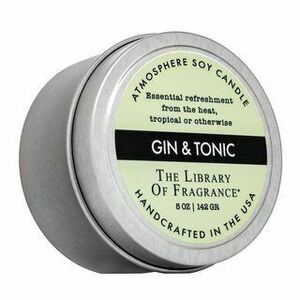 The Library Of Fragrance Gin & Tonic illatos gyertya 142 g kép