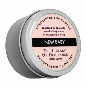 The Library Of Fragrance New Baby illatos gyertya 142 g kép