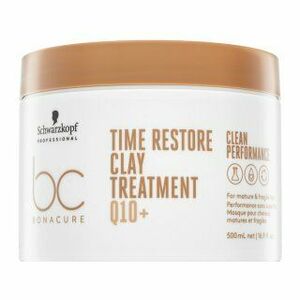 Schwarzkopf Professional BC Bonacure Time Restore Clay Treatment Q10+ erősítő maszk érett hajra 500 ml kép