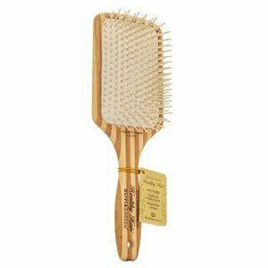 Olivia Garden Healthy Hair Large Ionic Paddle Bamboo Brush HH-P7 hajkefe könnyed kifésülhetőségért kép