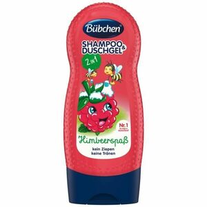 Bübchen Kids Shampoo & Shower sampon és tusfürdő gél 2 in 1 Himbeere 230 ml kép