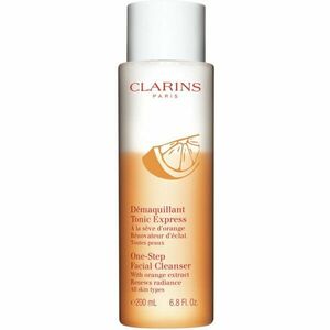 Clarins Cleansing One-Step Facial Cleanser arctisztító és sminkeltávolító tonik narancskivonattal 200 ml kép