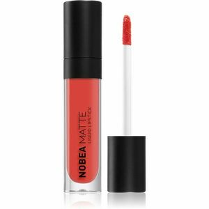 NOBEA Day-to-Day Matte Liquid Lipstick mattító folyékony rúzs árnyalat Cranberry Red #M08 7 ml kép