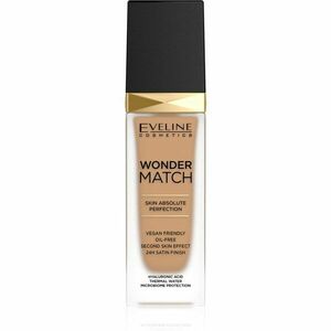 Eveline Cosmetics Wonder Match tartós folyékony alapozó hialuronsavval árnyalat 40 Sand 30 ml kép