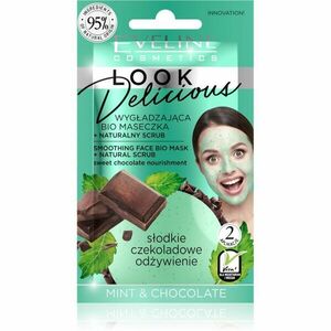 Eveline Cosmetics Look Delicious Mint & Chocolate hidratáló kisimító maszk csokoládéval 10 ml kép