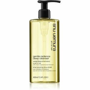 Shu Uemura Deep Cleanser Gentle Radiance finom állagú tisztító sampon az egészséges és gyönyörű hajért 400 ml kép