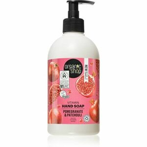 Organic Shop Pomegranate & Patchouli Kézápoló folyékony szappan pumpás 500 ml kép