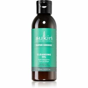 Sukin Super Greens gyengéden tisztító olaj normál és száraz bőrre 125 ml kép