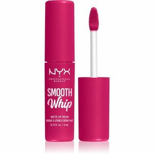 NYX Professional Makeup Smooth Whip Matte Lip Cream bársonyos rúzs kisimító hatással árnyalat 09 Bday Frosting 4 ml kép