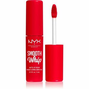 NYX Professional Makeup Smooth Whip Matte Lip Cream bársonyos rúzs kisimító hatással árnyalat 13 Cherry Creme 4 ml kép