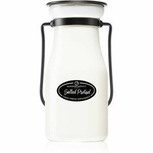 Milkhouse Candle Co. Creamery Salted Pretzel illatgyertya Milkbottle 227 g kép