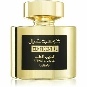Lattafa Confidential Private Gold Eau de Parfum unisex 100 ml kép