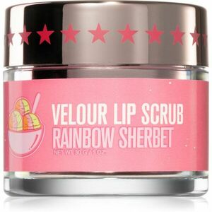 Jeffree Star Cosmetics Velour Lip Scrub cukros peeling az ajkakra Rainbow Sherbet 30 g kép