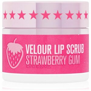 Jeffree Star Cosmetics Velour Lip Scrub cukros peeling az ajkakra Strawberry Gum 30 g kép