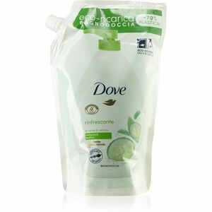Dove Go Fresh Cucumber & Green Tea tusoló- és fürdőgél utántöltő 720 ml kép