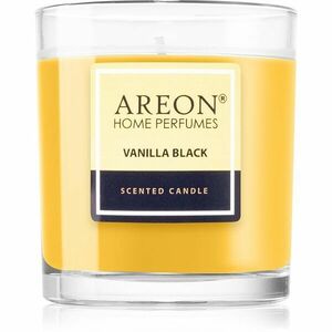 Areon Scented Candle Vanilla Black illatgyertya 120 g kép