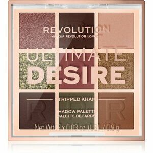 Makeup Revolution Ultimate Desire szemhéjfesték paletta árnyalat Stripped Khaki 8, 1 g kép