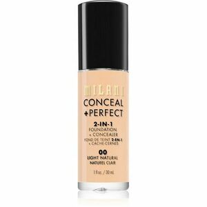 Milani Conceal + Perfect 2-in-1 Foundation And Concealer alapozó 00 Light Natural 30 ml kép