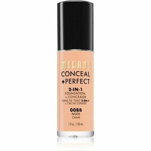 Milani Conceal + Perfect 2-in-1 Foundation And Concealer alapozó 00BB Nude 30 ml kép
