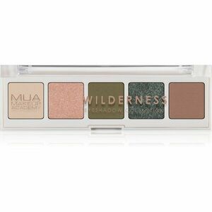 MUA Makeup Academy Professional 5 Shade Palette szemhéjfesték paletta árnyalat Wilderness 3, 8 g kép