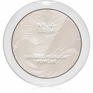 MUA Makeup Academy Shimmer kompakt púderes élénkítő arcra árnyalat Peach Diamond 8 g kép