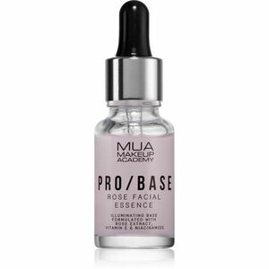 MUA Makeup Academy PRO/BASE Rose élénkítő sminkalap a make - up alá csipkerózsa kivonattal 15 ml kép