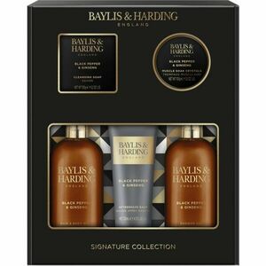 Baylis & Harding Black Pepper & Ginseng ajándékszett (fürdőbe) uraknak kép
