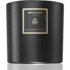 Bahoma London Obsidian Black Collection Black Sandalwood illatgyertya 620 g kép