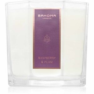 Bahoma London Octagon Collection Raspberry & Plum illatgyertya 180 g kép