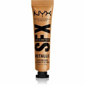 NYX Professional Makeup Halloween SFX Paints krémes szemhéjfesték arcra és testre árnyalat 05 Gold Dusk 15 ml kép