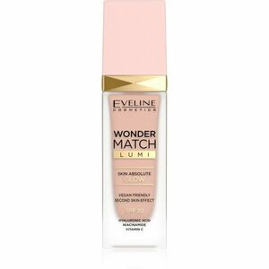 Eveline Cosmetics Wonder Match Lumi bőrsimító hatású hidratáló alapozó SPF 20 árnyalat 10 Vanilla Warm 30 ml kép