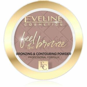 Eveline Cosmetics Feel The Bronze bronzosító és kontúrozó púder árnyalat 01 Milky Way 4 g kép