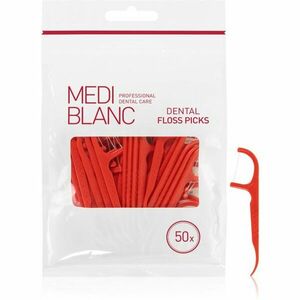 MEDIBLANC Dental Floss Picks fogpiszkáló fogselyemmel 50 db kép